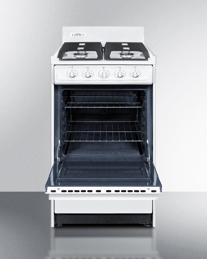 20" Wide Gas Range, Sealed Burners WTM1107IS