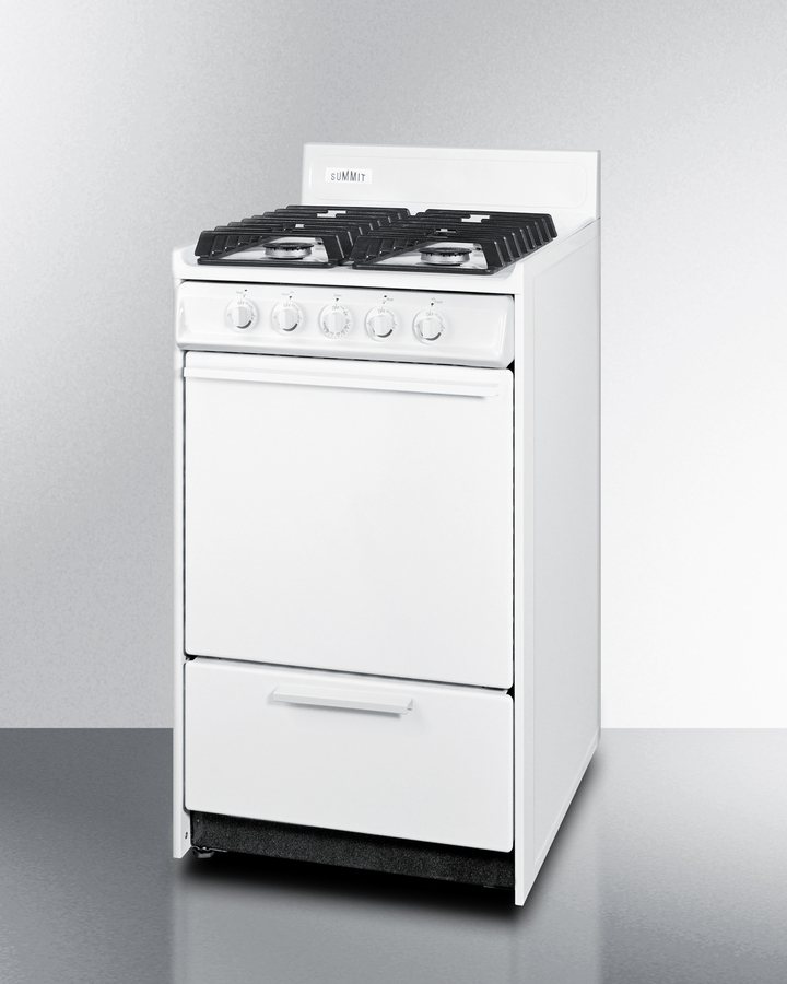 20" Wide Gas Range, Sealed Burners WTM1107IS