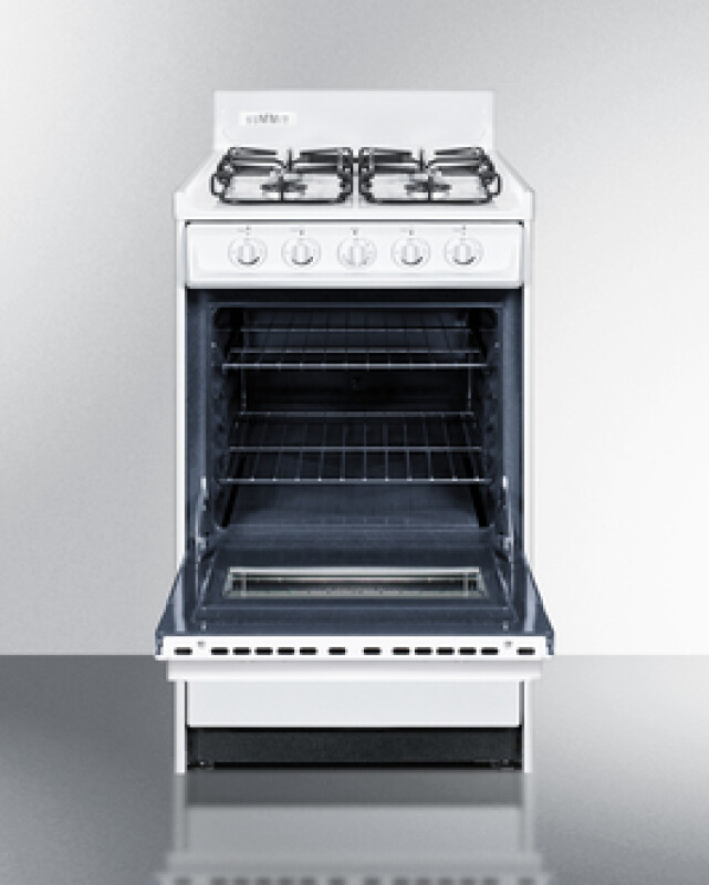 20" Wide Gas Range WTM1107SW