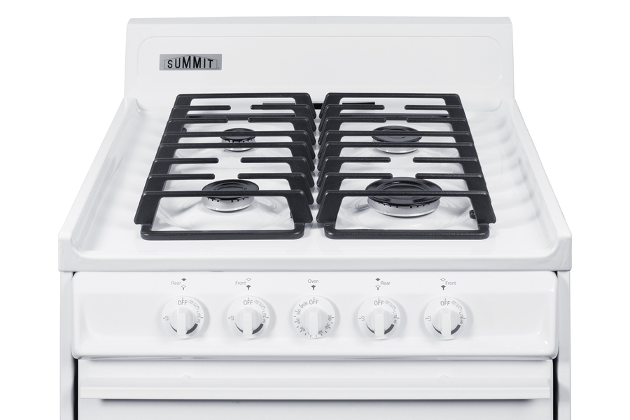 24" Wide Gas Range, Sealed Burners WTM6107IS