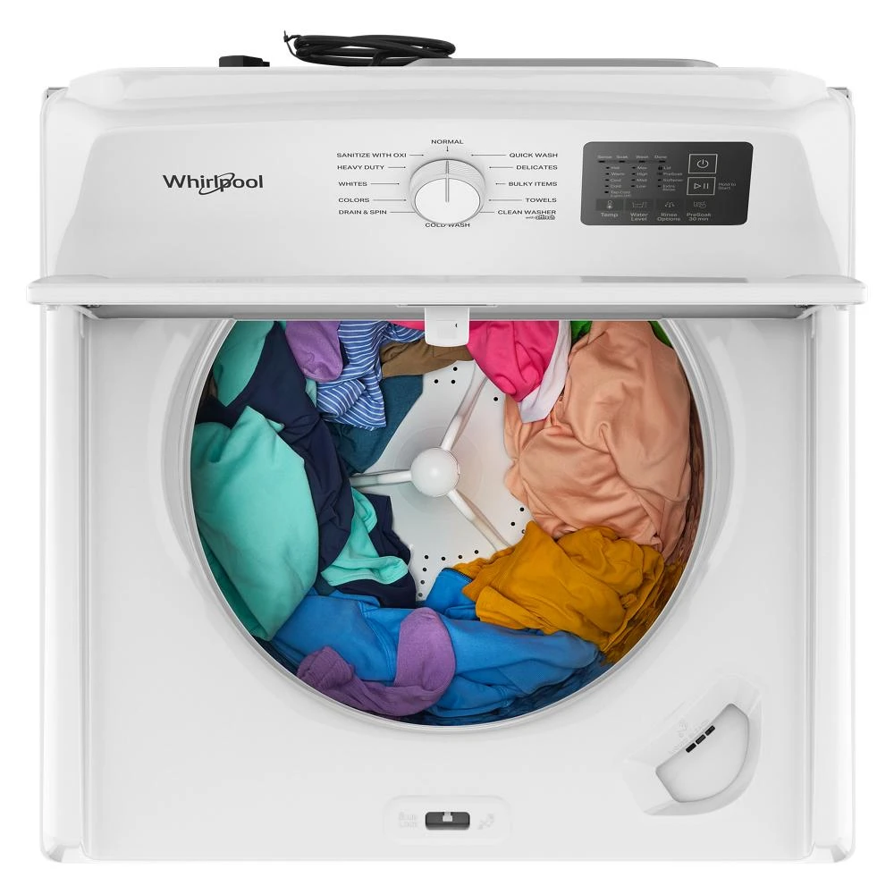 4.1 Cu. Ft. Whirlpool® Top Load Impeller Washer with Quick Wash WTW4100SW