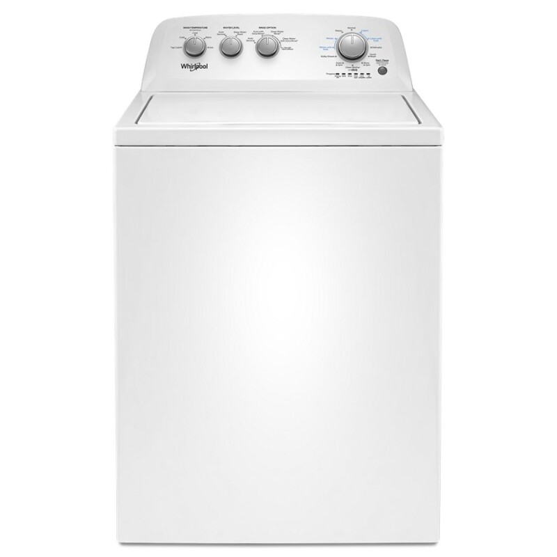 Whirlpool 3.9 cu. ft. Top Load Washer with Soaking Cycles, 12 Cycles White WTW4850HW Picture 1