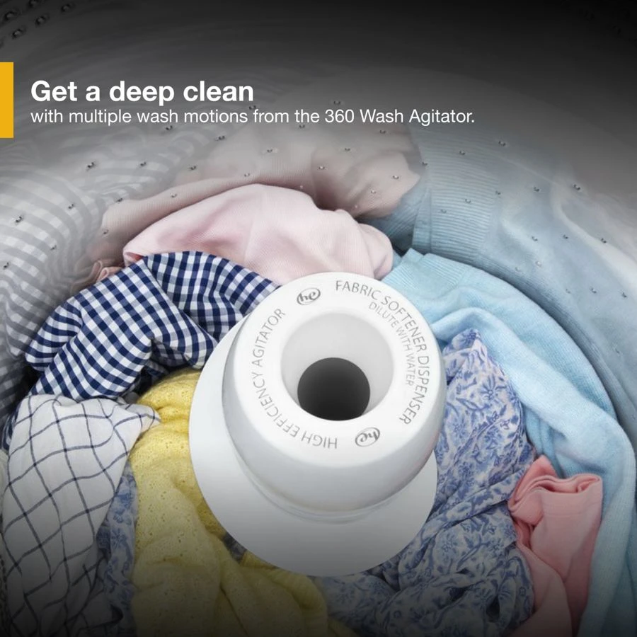 3.8 cu. ft. Top Load Washer with Soaking Cycles, 12 Cycles WTW4955HW