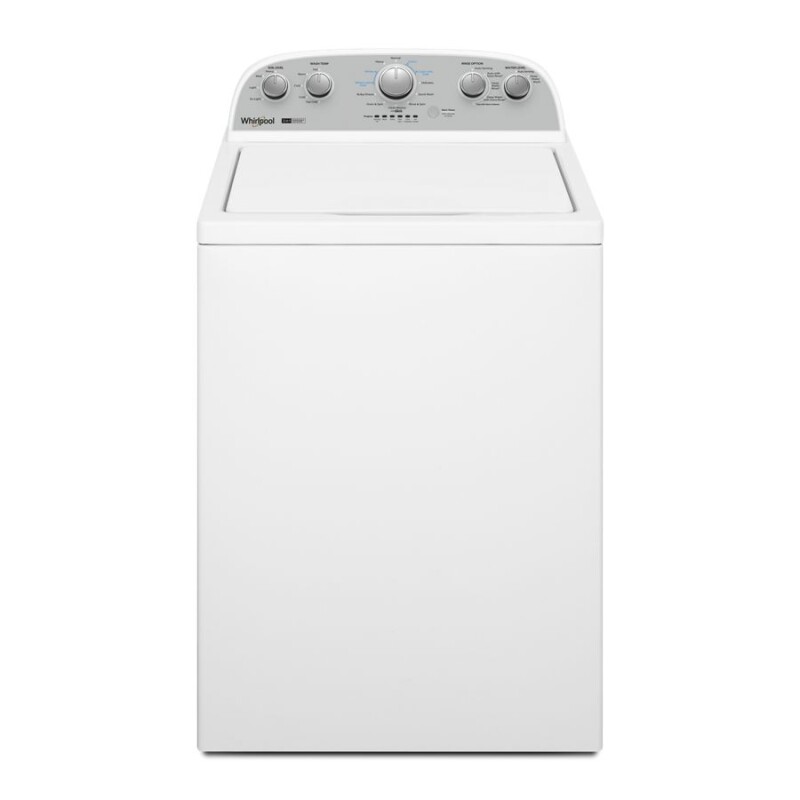Whirlpool 3.8-3.9 Cu. Ft.  Top Load Washer with Removable Agitator White WTW4957PW Picture 1