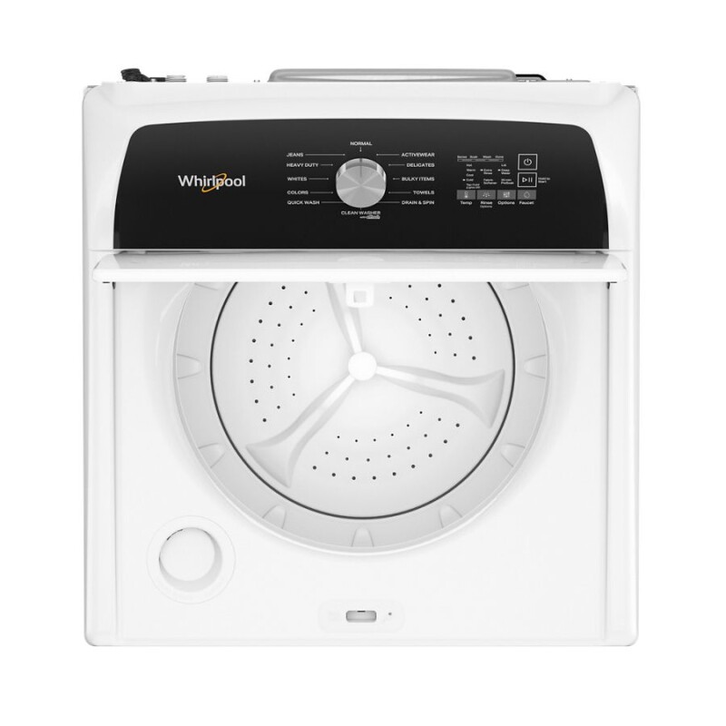 4.6 Cu. Ft. Top Load Impeller Washer with Built-in Faucet WTW5010LW