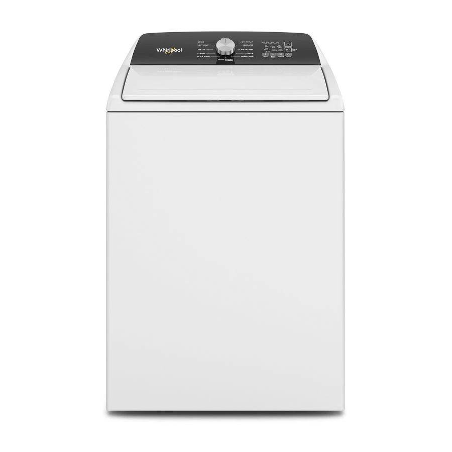 4.5 Cu. Ft. Top Load Agitator Washer with Built-In Faucet WTW5015LW, product image 2 of 13