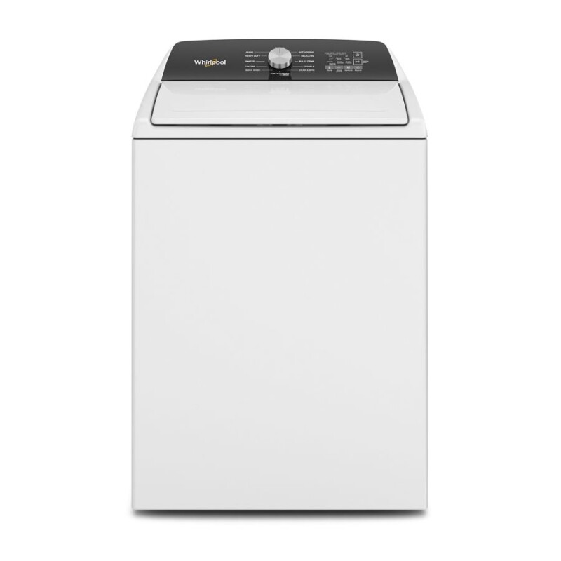 Whirlpool 4.5 Cu. Ft. Top Load Agitator Washer with Built-In Faucet White WTW5015LW Picture 1