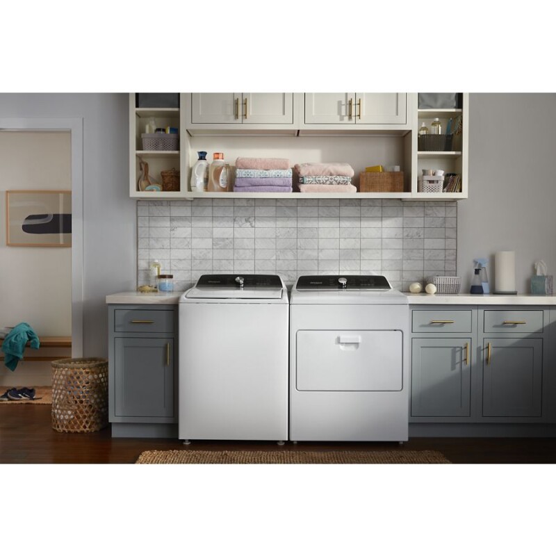 4.5 Cu. Ft. Top Load Agitator Washer with Built-In Faucet WTW5015LW