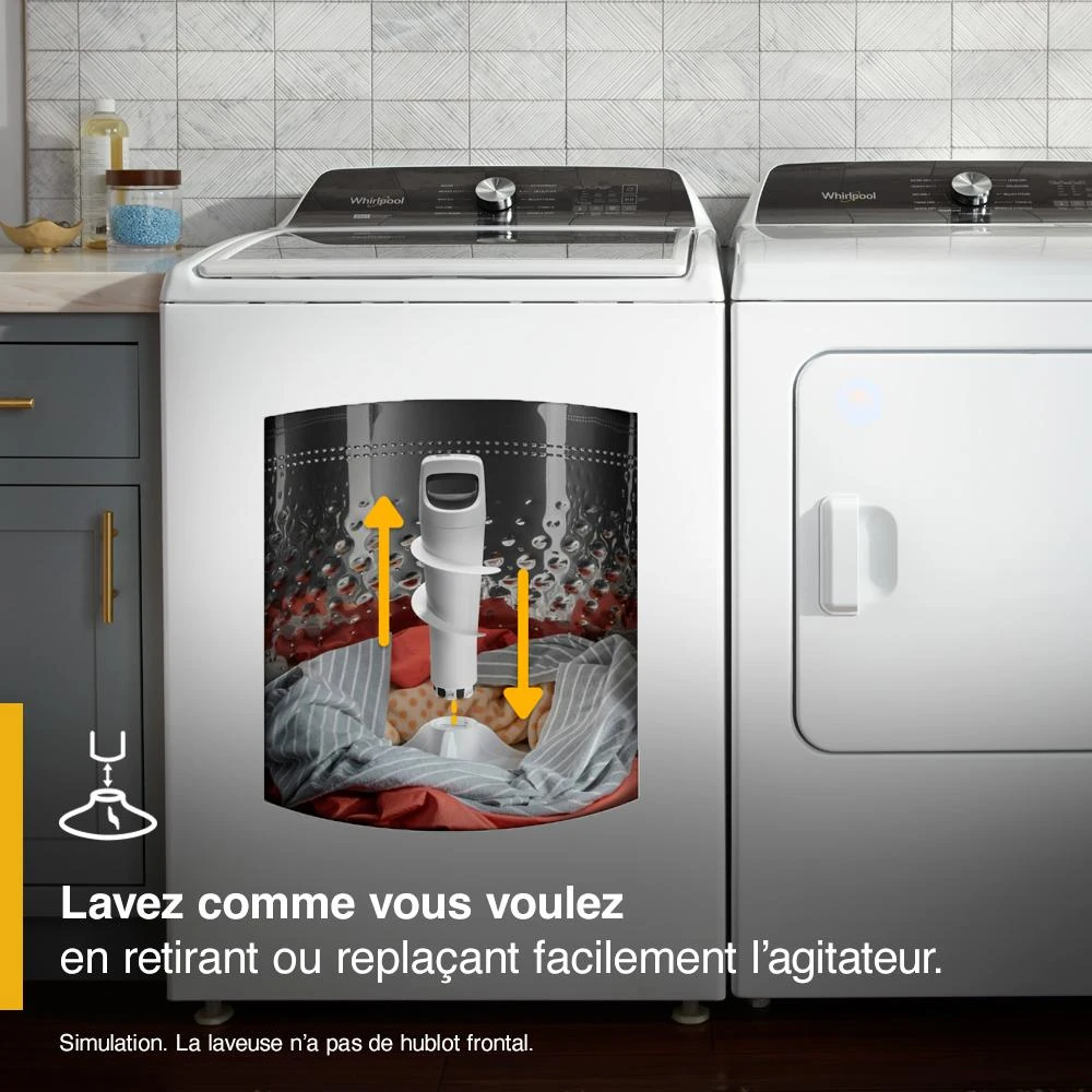 4.7-4.8 Cu. Ft. Top Load Washer with 2 in 1 Removable Agitator view 27