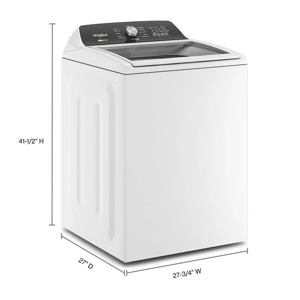 4.7-4.8 Cu. Ft. Top Load Washer with 2 in 1 Removable Agitator view 29