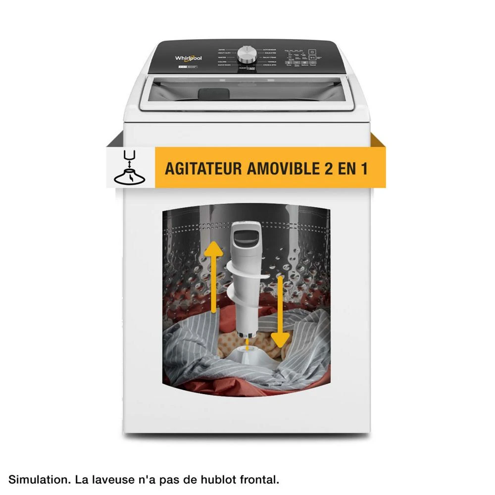 4.7-4.8 Cu. Ft. Top Load Washer with 2 in 1 Removable Agitator view 30
