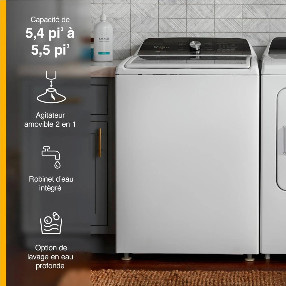 4.7-4.8 Cu. Ft. Top Load Washer with 2 in 1 Removable Agitator view 25