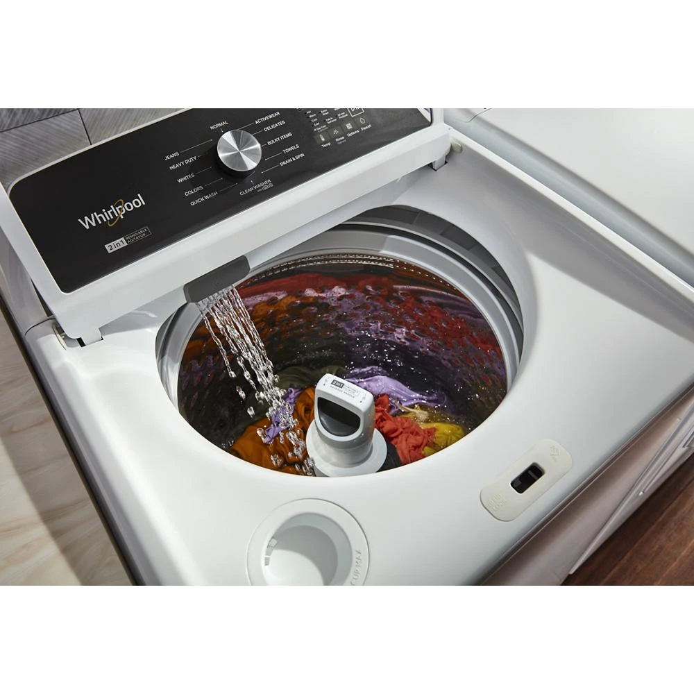 4.7-4.8 Cu. Ft. Top Load Washer with 2 in 1 Removable Agitator view 8