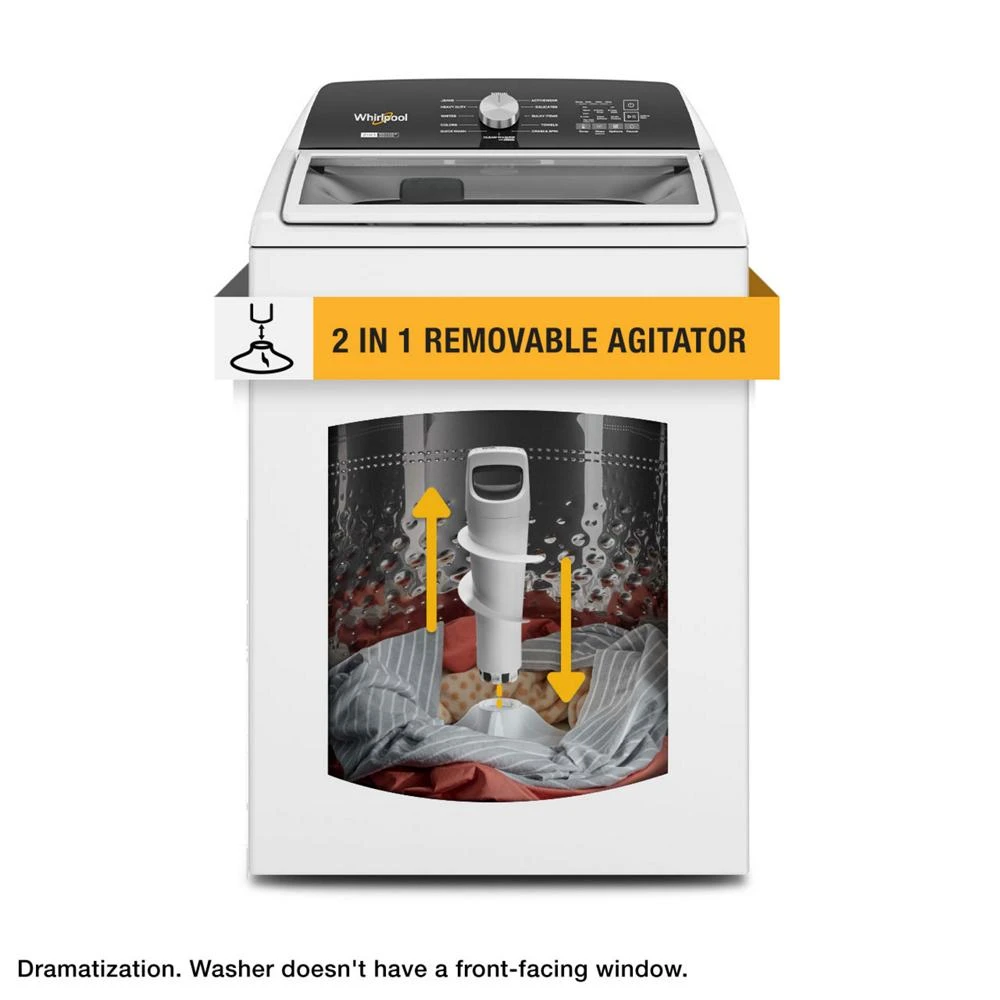 4.7-4.8 Cu. Ft. Top Load Washer with 2 in 1 Removable Agitator view 21