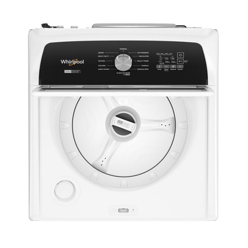 4.7–4.8 Cu. Ft. Top Load Washer with 2 in 1 Removable Agitator WTW5057LW
