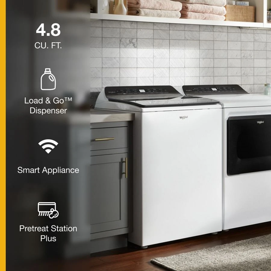 4.8 cu. ft. Smart Top Load Washer WTW6120HW