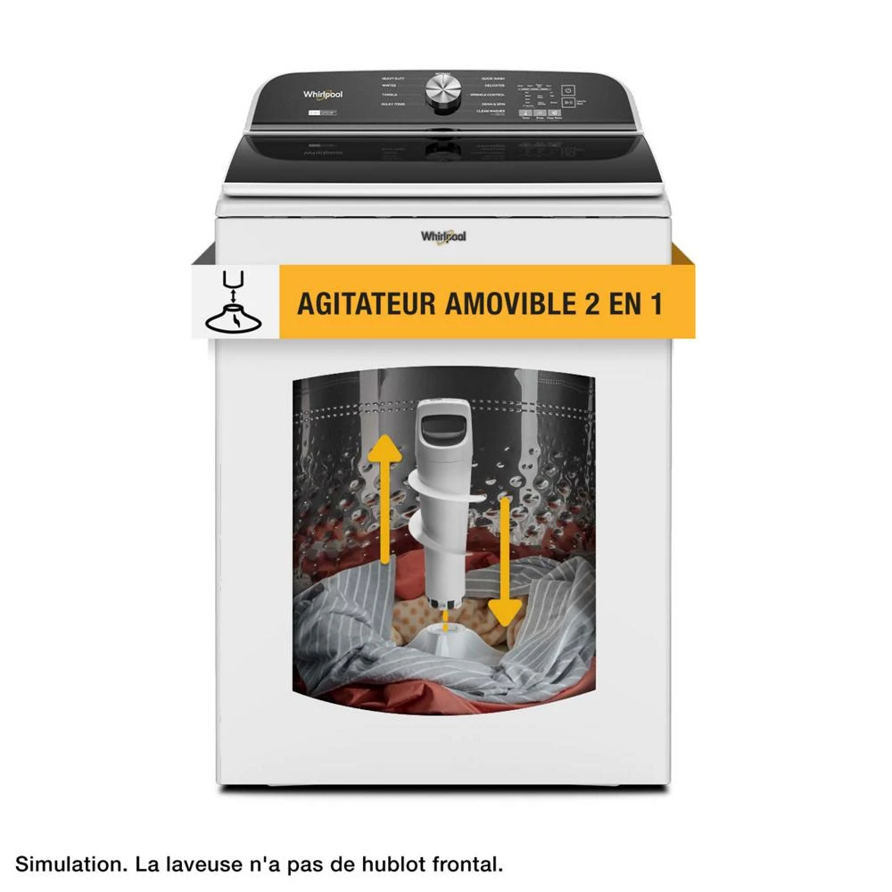 5.2–5.3 Cu. Ft. Top Load Washer with Removable Agitator view 11
