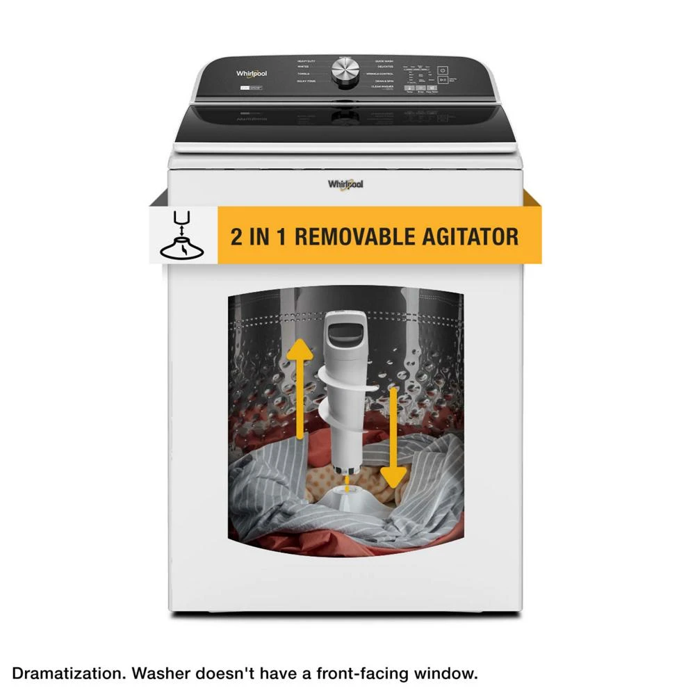 5.2–5.3 Cu. Ft. Top Load Washer with Removable Agitator view 10