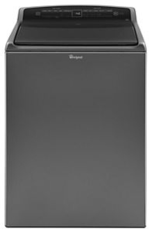 Whirlpool 4.8 cu.ft HE Top Load Washer with Built-In Water Faucet, Intuitive Touch Controls Chrome Shadow WTW7500GC Picture 1