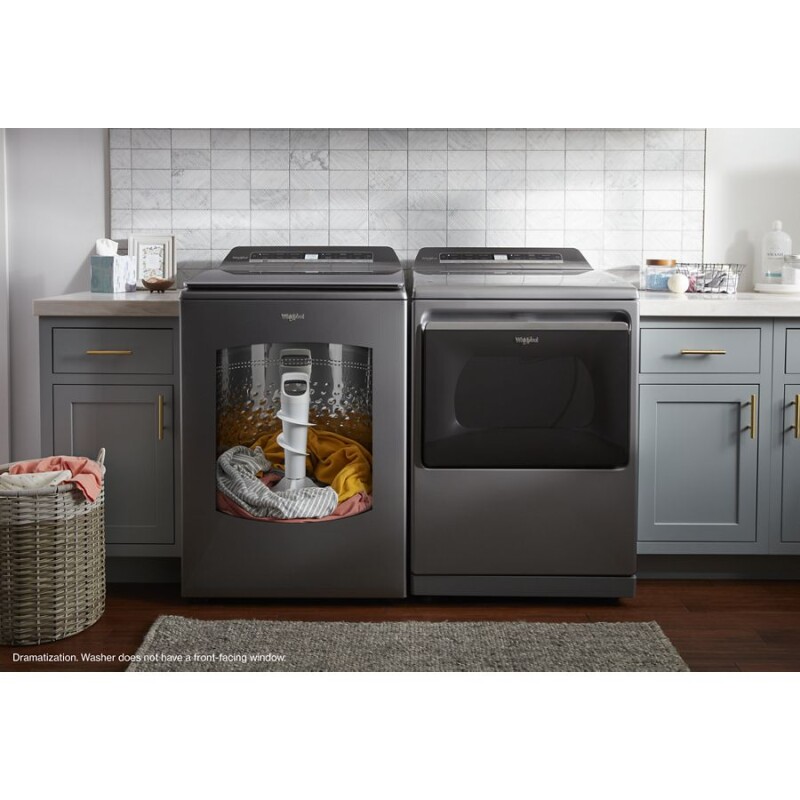 5.2 - 5.3 cu. ft. Top Load Washer with 2 in 1 Removable Agitator. WTW8127LC