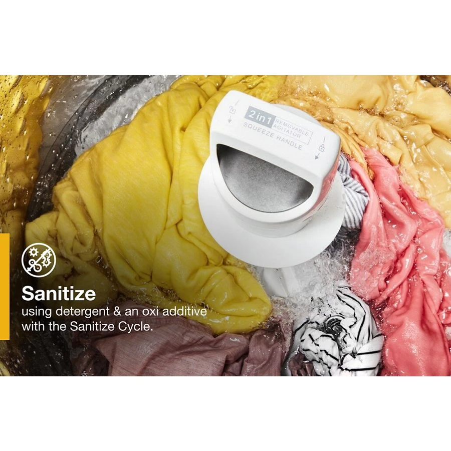 5.2 - 5.3 cu. ft. Top Load Washer with 2 in 1 Removable Agitator view 6