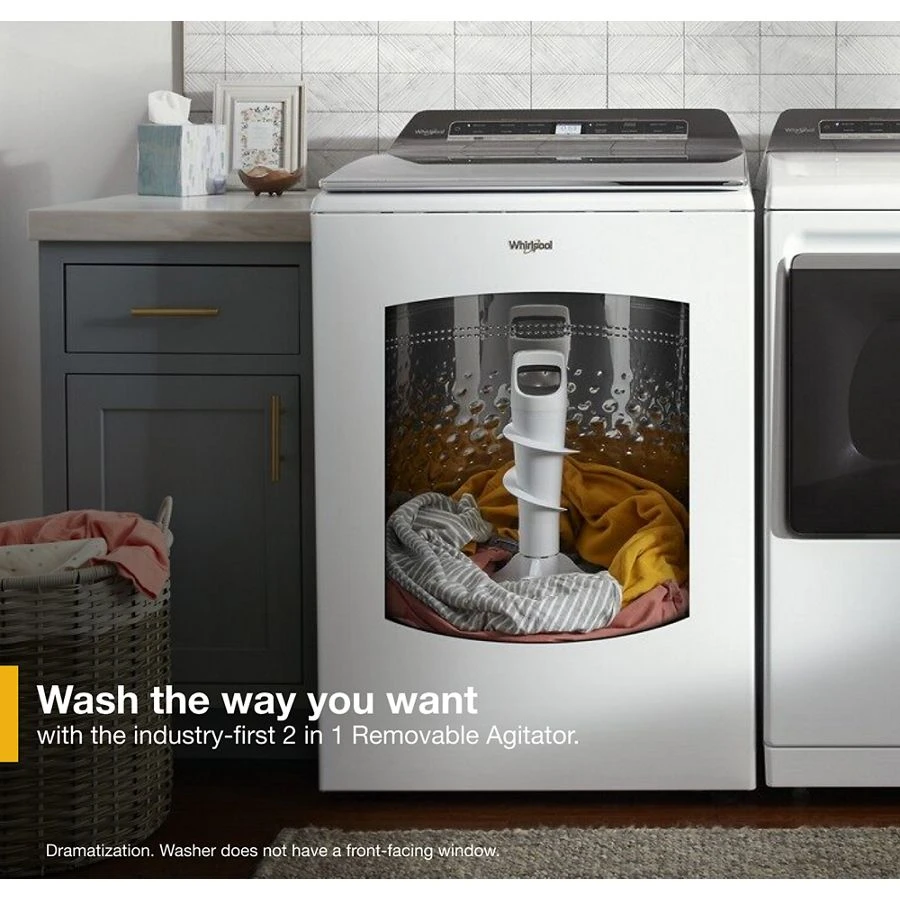 5.2 - 5.3 cu. ft. Top Load Washer with 2 in 1 Removable Agitator view 7