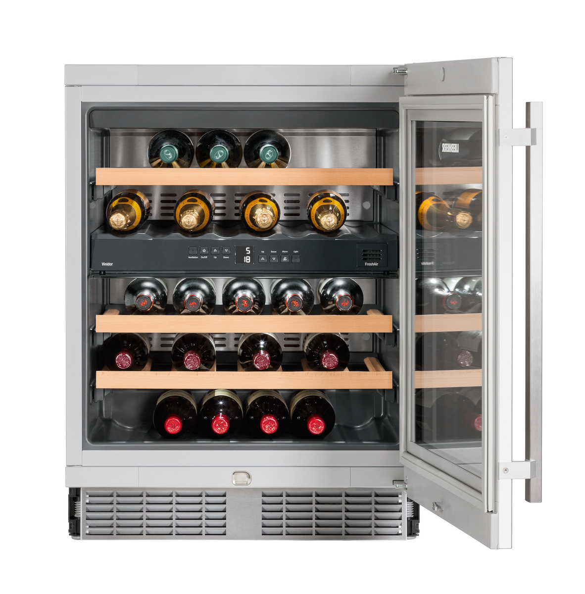 Built-under multi-temperature wine fridge WU3400, product image 2 of 15