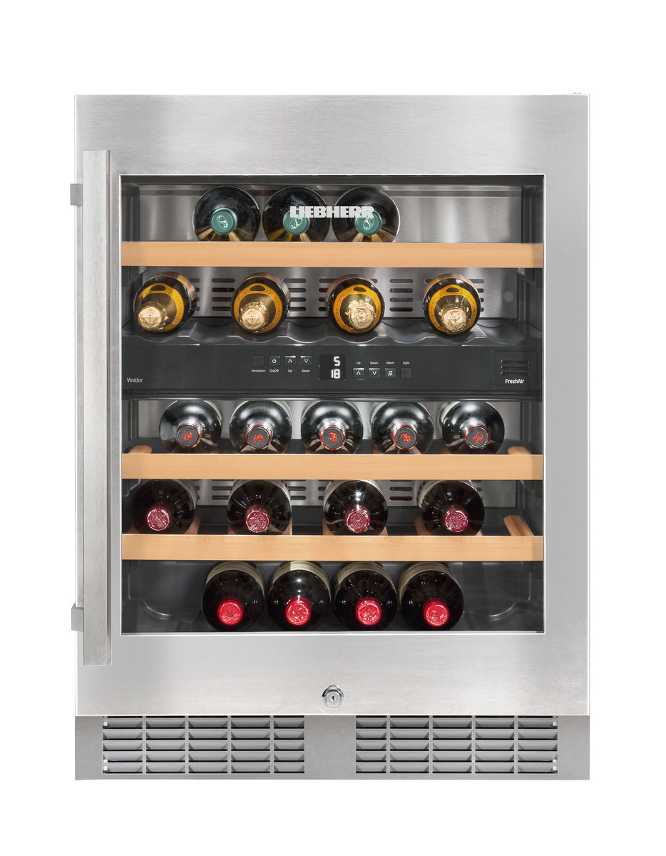 Built-under multi-temperature wine fridge WU3400, product image 3 of 15