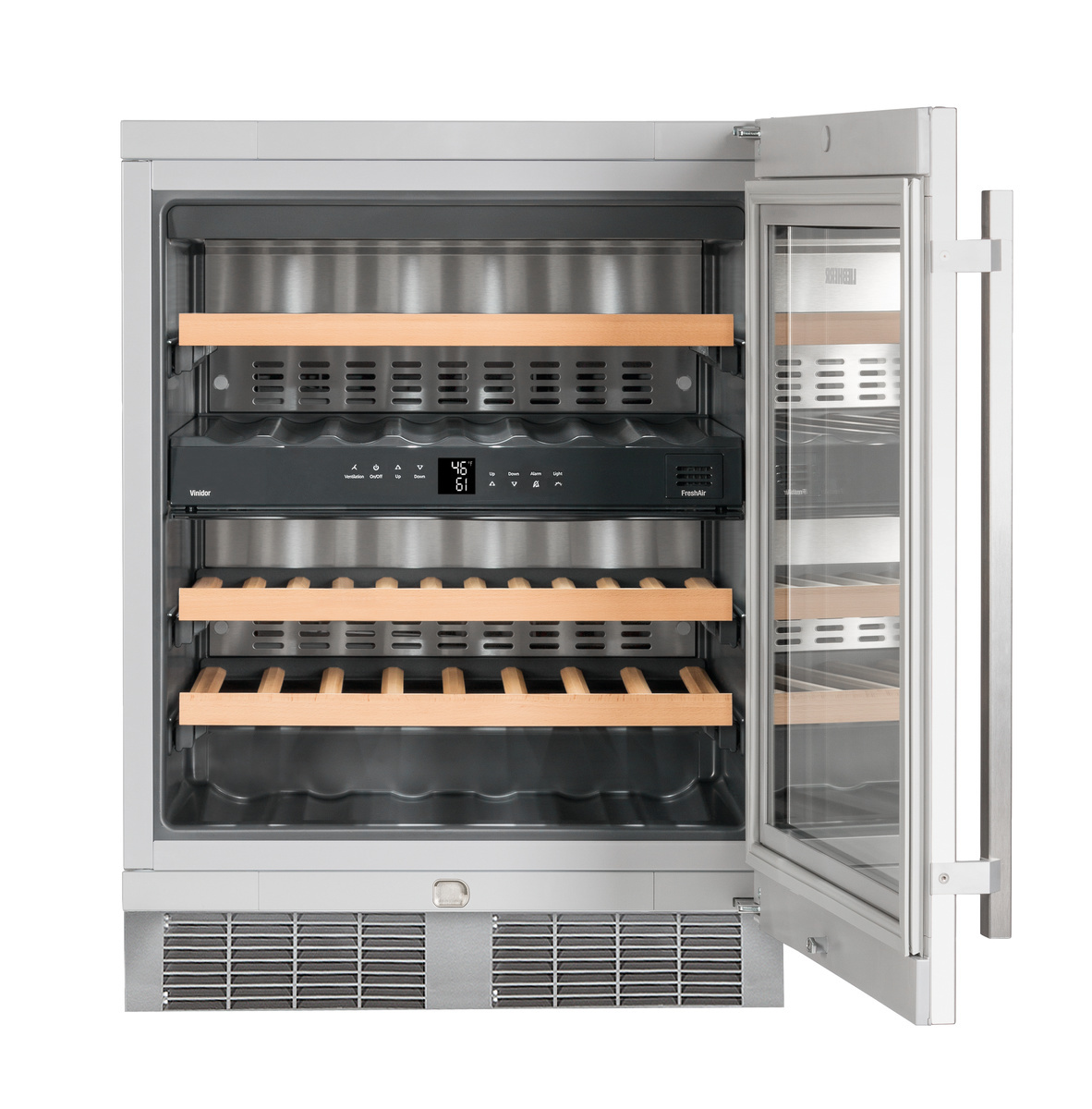 Built-under multi-temperature wine fridge WU3400, product image 5 of 15