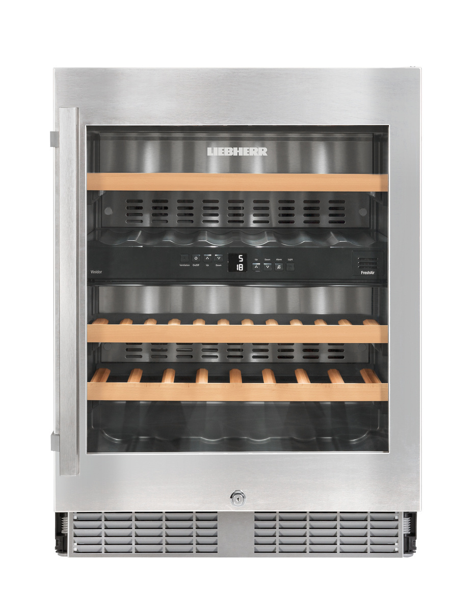 Built-under multi-temperature wine fridge WU3400, product image 8 of 15