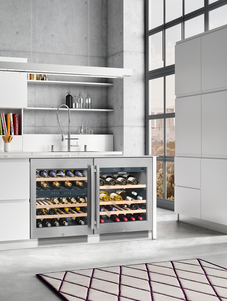 Built-under multi-temperature wine fridge WU3400, product image 12 of 15