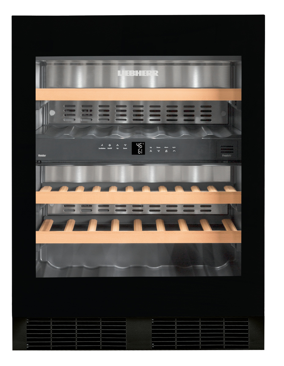 Built-under multi-temperature wine fridge WUGB3400