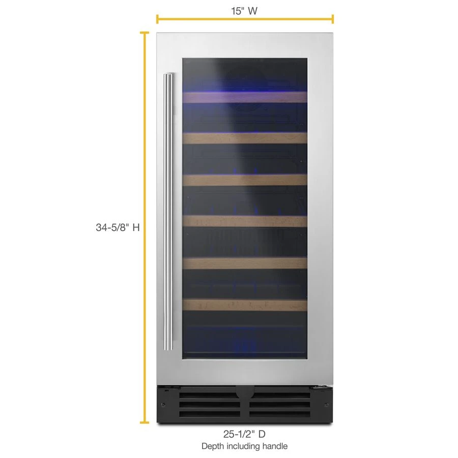 15" Undercounter Wine Center with Towel Handle Bar view 3