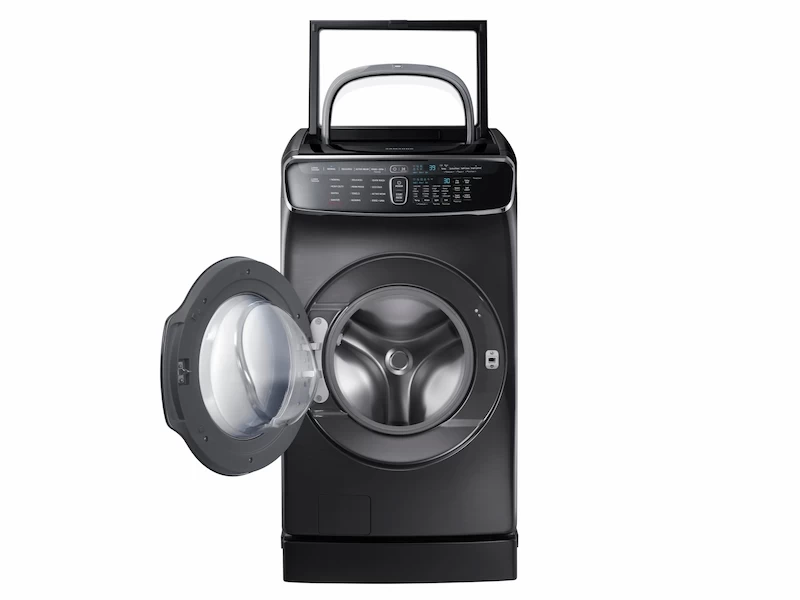 6.0 cu ft. Smart Washer with Flexwash in Black Stainless Steel WV60M9900AVA5, product image 3 of 10