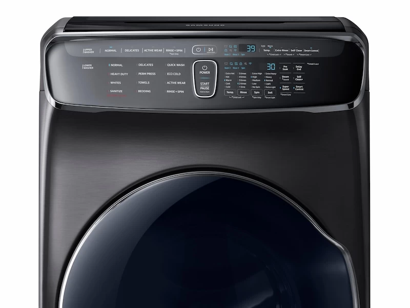 6.0 cu ft. Smart Washer with Flexwash in Black Stainless Steel WV60M9900AVA5, product image 2 of 10
