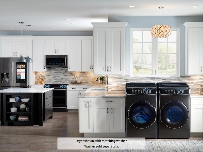 6.0 cu ft. Smart Washer with Flexwash in Black Stainless Steel WV60M9900AVA5, product image 5 of 10