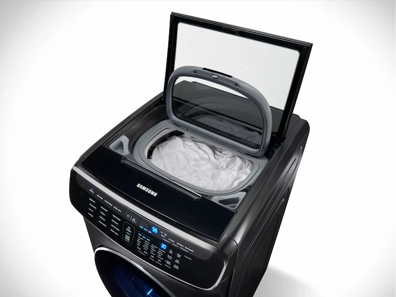 6.0 cu ft. Smart Washer with Flexwash in Black Stainless Steel WV60M9900AVA5, product image 6 of 10