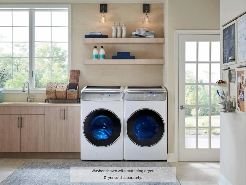 6.0 cu ft. Smart Washer with Flexwash in White WV60M9900AWA5