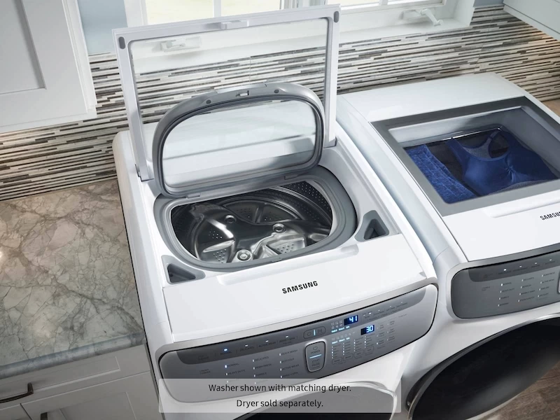 6.0 cu ft. Smart Washer with Flexwash in White WV60M9900AWA5