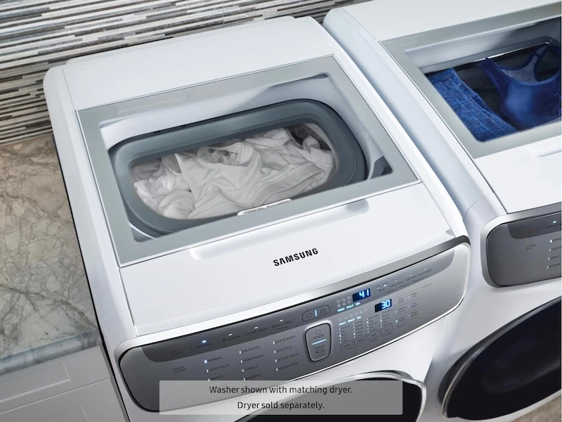 6.0 cu ft. Smart Washer with Flexwash in White WV60M9900AWA5