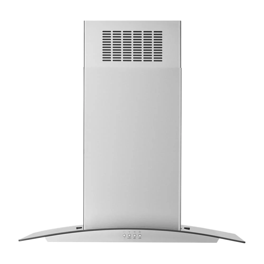 30" Curved Glass Island Mount Range Hood view 7