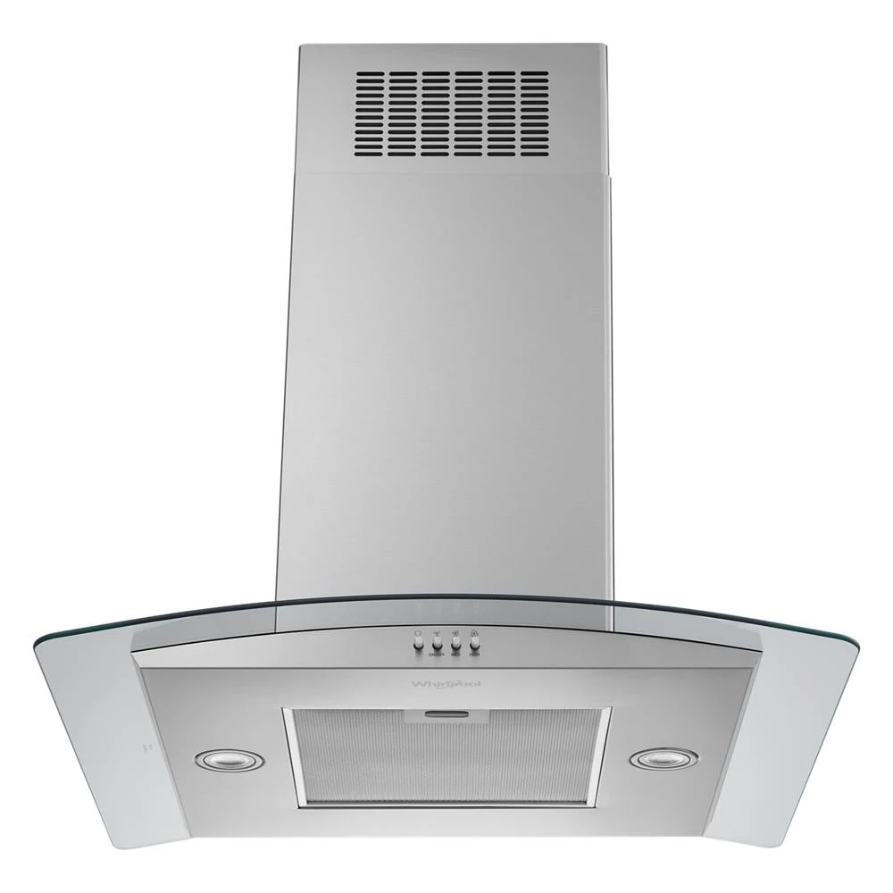 30" Curved Glass Island Mount Range Hood view 10