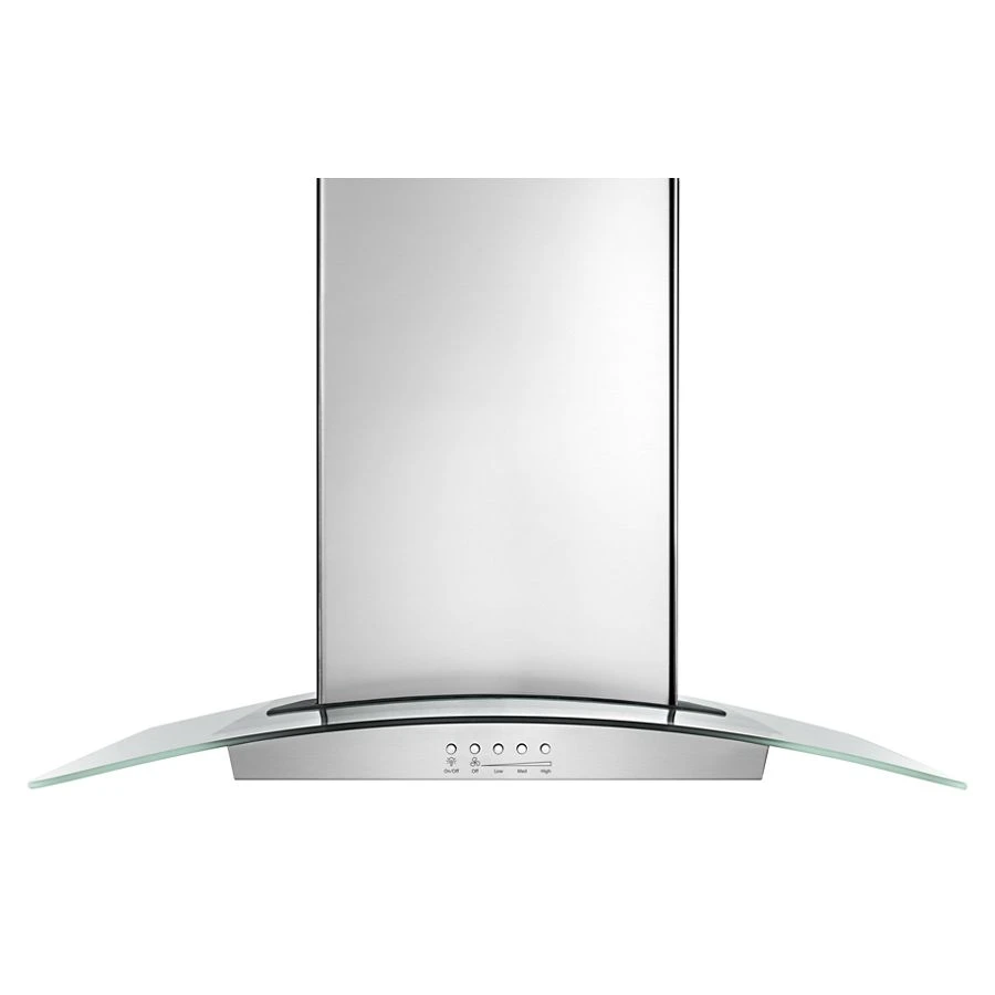 36" Modern Glass Island Mount Range Hood WVI75UC6DS