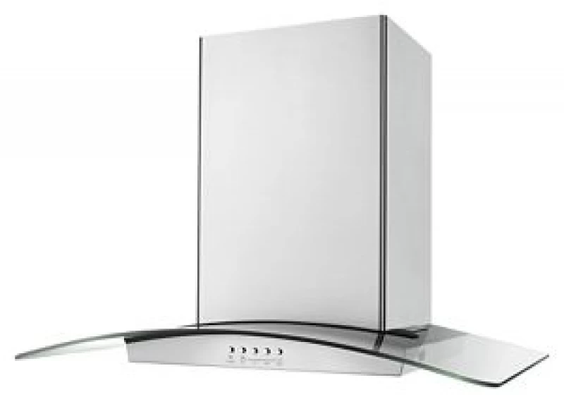 36" Modern Glass Island Mount Range Hood WVI75UC6DS