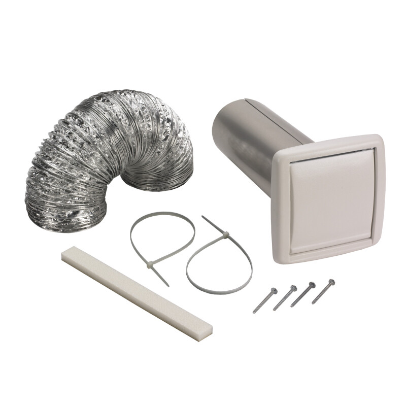 Broan-NuTone Wall Vent Kit,  3" or 4" Round Duct WVK2A