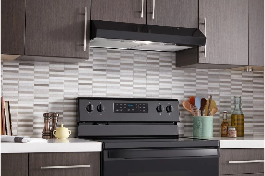 30" Range Hood with Full-Width Grease Filters WVU17UC0JB