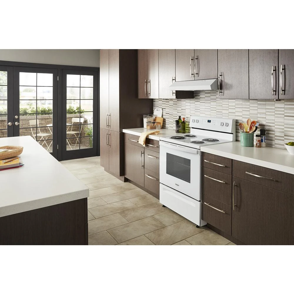 30" Range Hood with Full-Width Grease Filters WVU17UC0JW