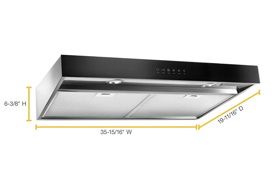 36" Range Hood with Boost Function WVU57UC6FS