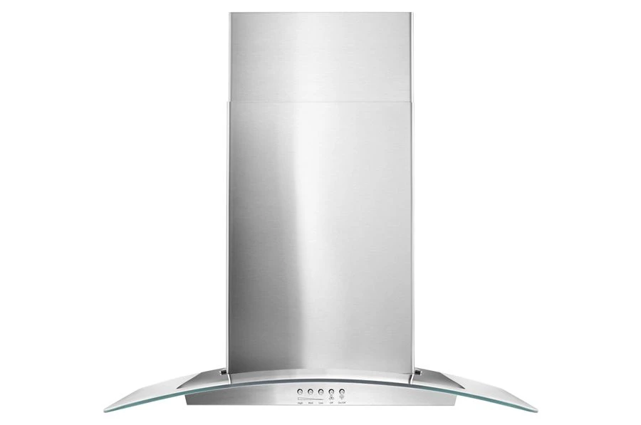 30" Concave Glass Wall Mount Range Hood WVW51UC0FS