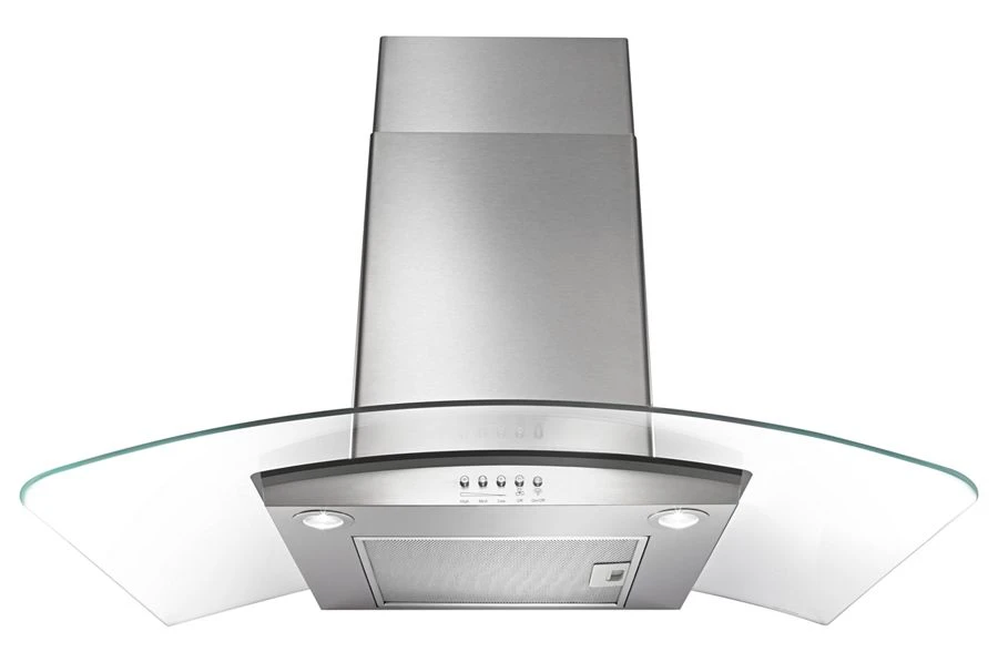 30" Concave Glass Wall Mount Range Hood WVW51UC0FS